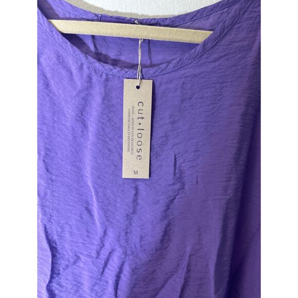 NWT Cut Loose Purple Swing Top Sz M - Picture 2 of 3